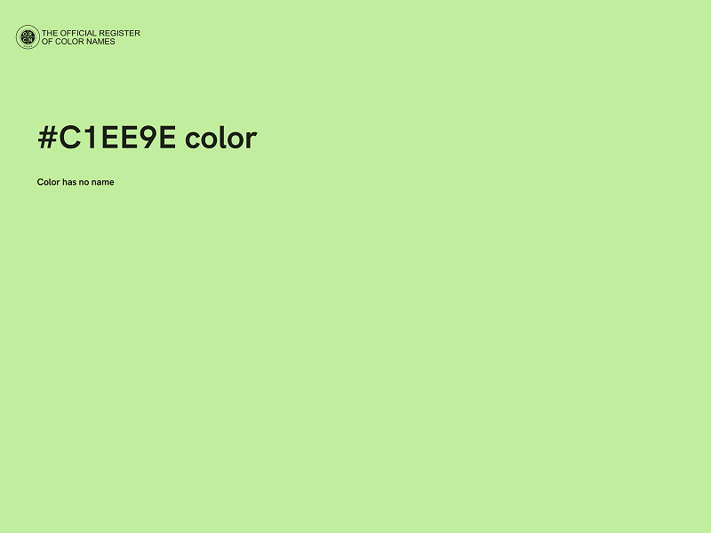 #C1EE9E color image