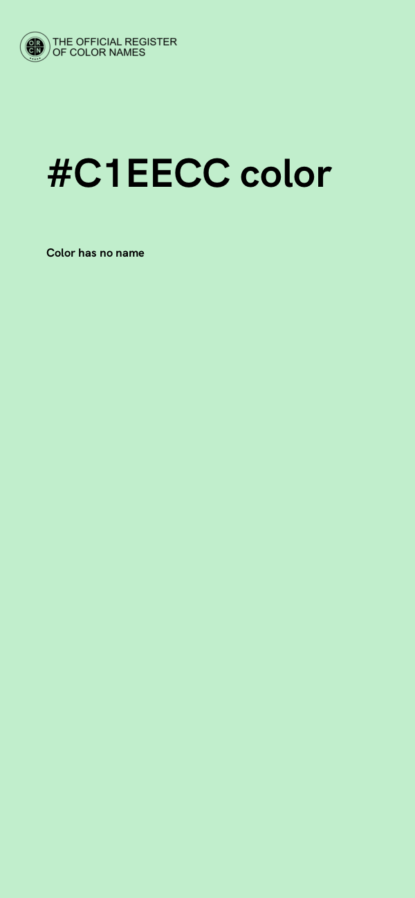 #C1EECC color image