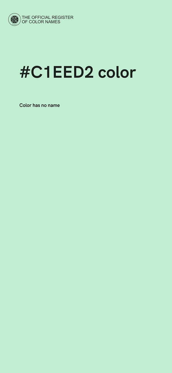 #C1EED2 color image