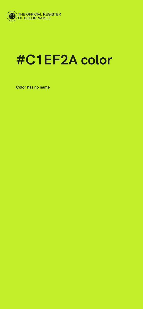 #C1EF2A color image
