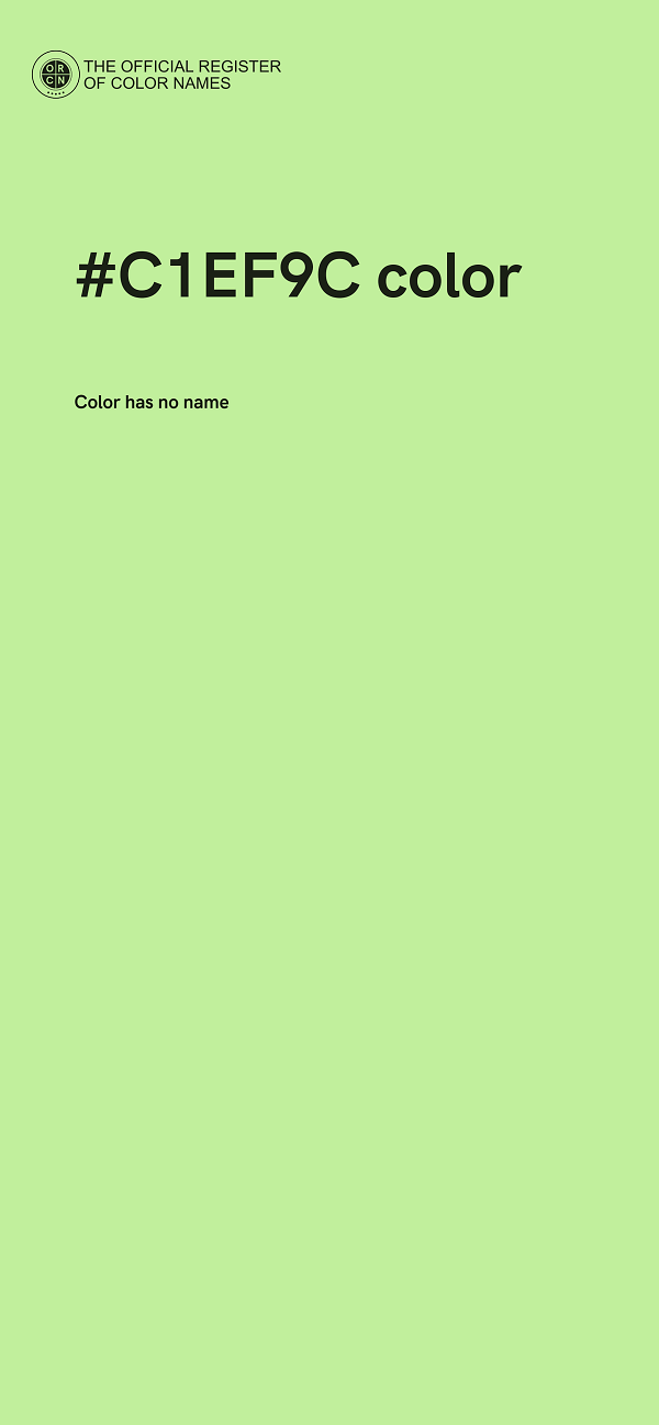 #C1EF9C color image