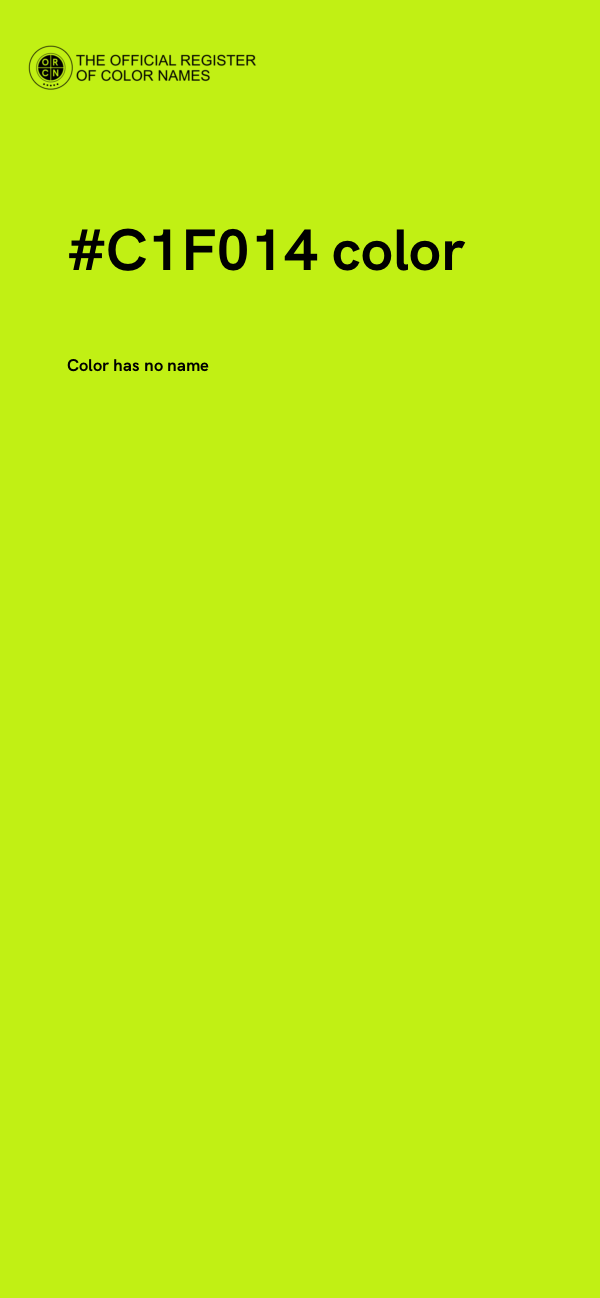#C1F014 color image
