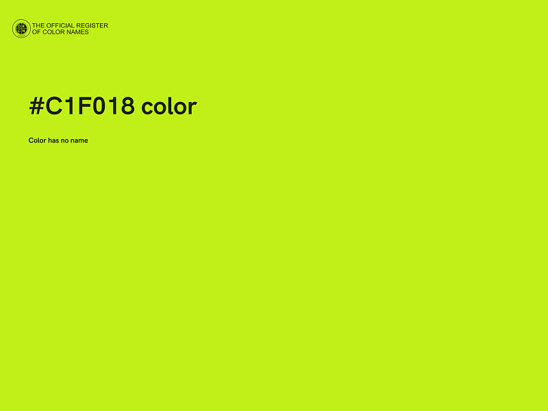 #C1F018 color image