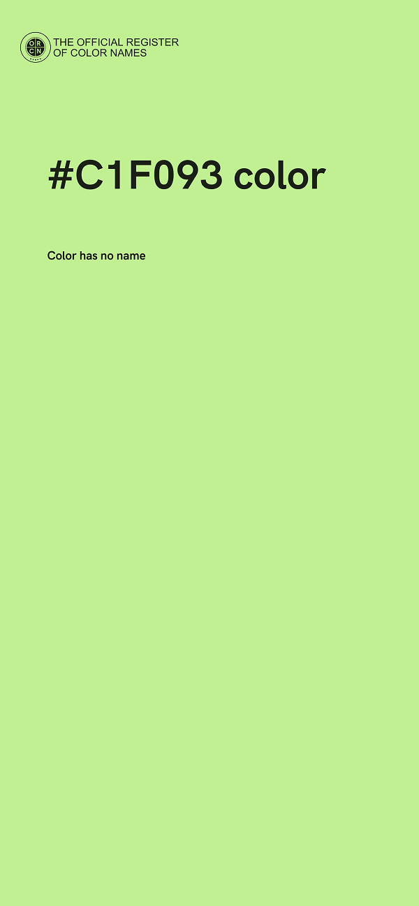 #C1F093 color image