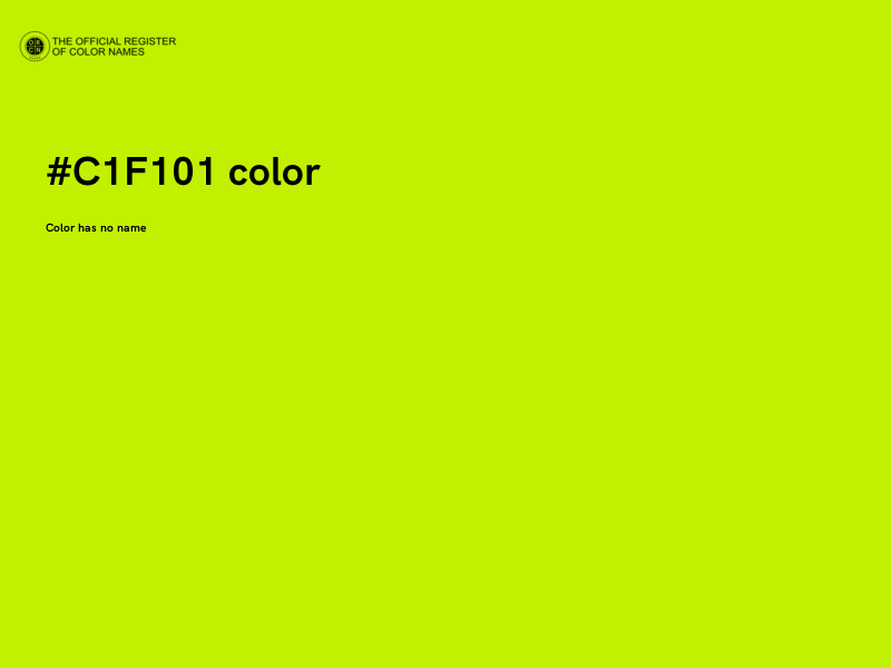 #C1F101 color image