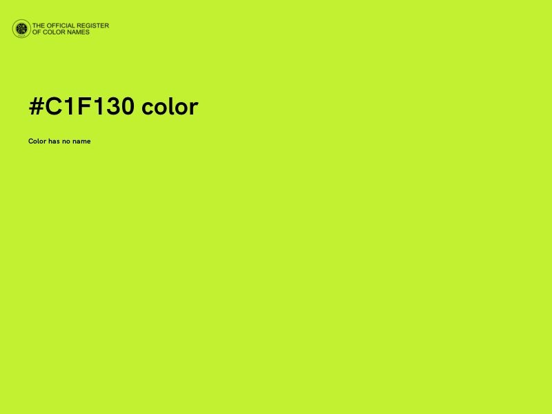 #C1F130 color image