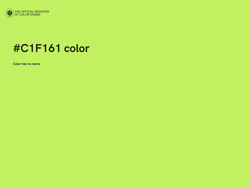 #C1F161 color image