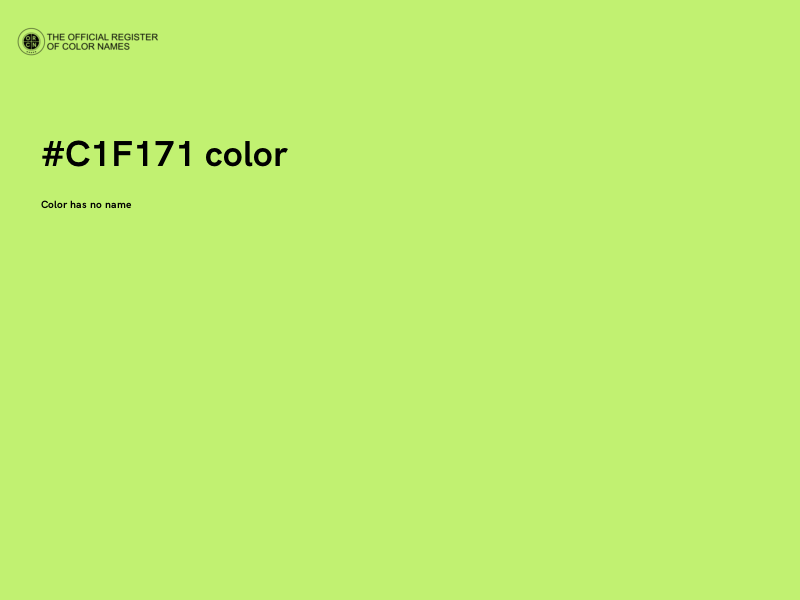 #C1F171 color image