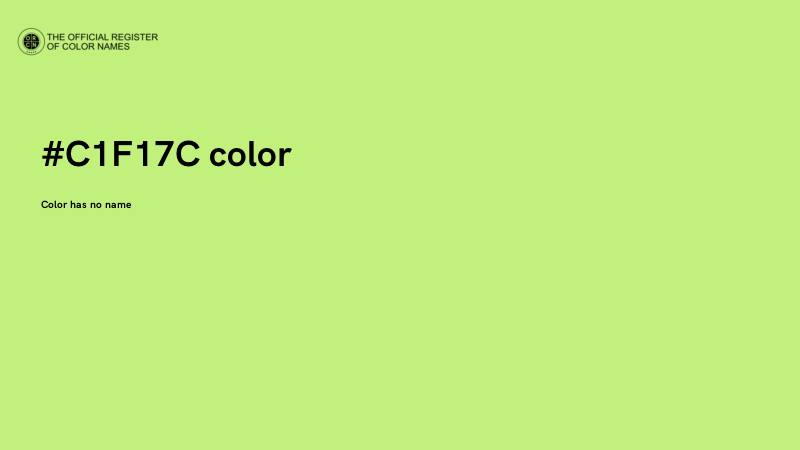 #C1F17C color image