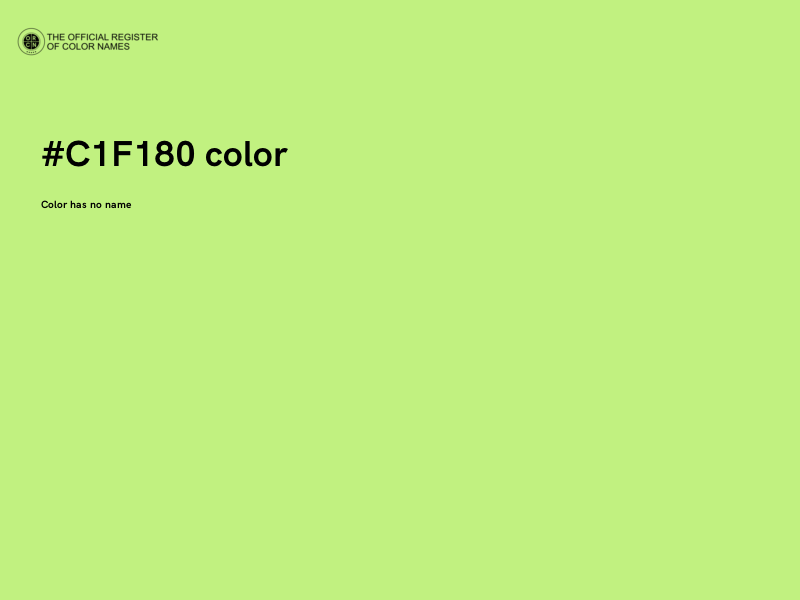 #C1F180 color image
