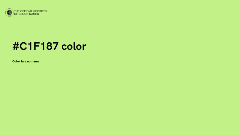 #C1F187 color image