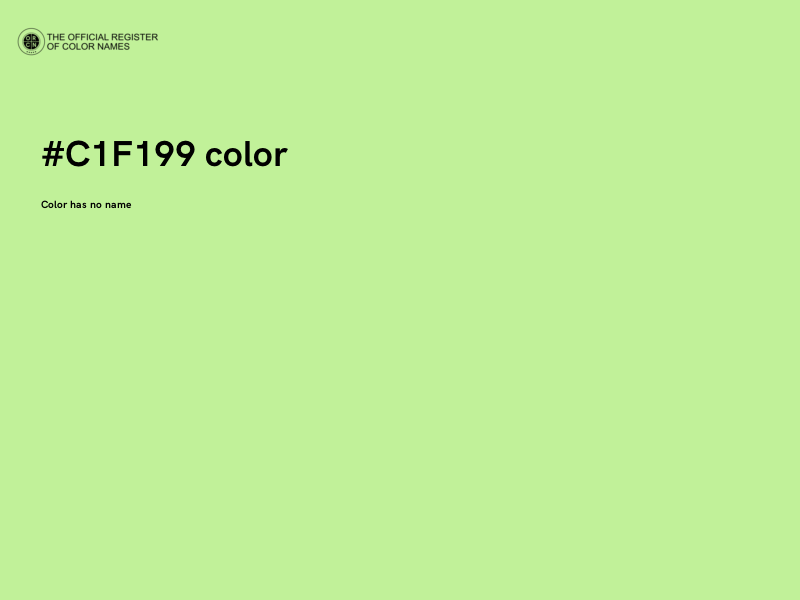 #C1F199 color image