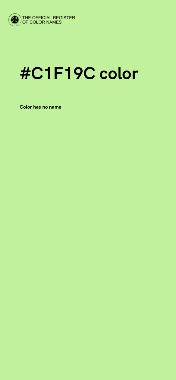 #C1F19C color image