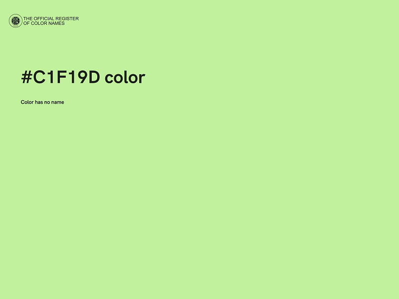 #C1F19D color image