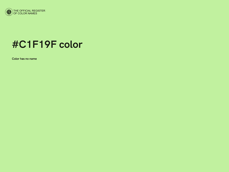 #C1F19F color image