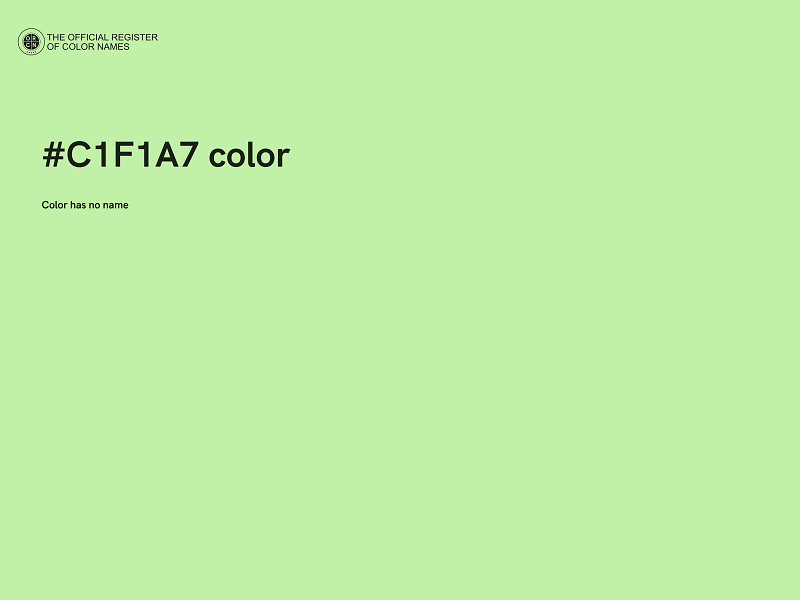 #C1F1A7 color image