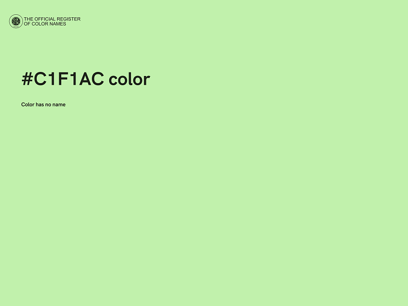 #C1F1AC color image