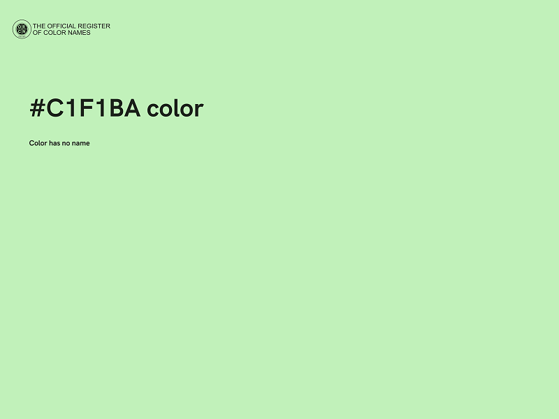 #C1F1BA color image