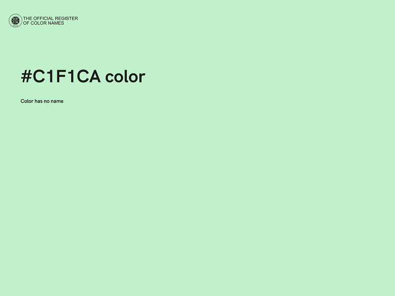 #C1F1CA color image