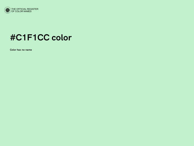 #C1F1CC color image