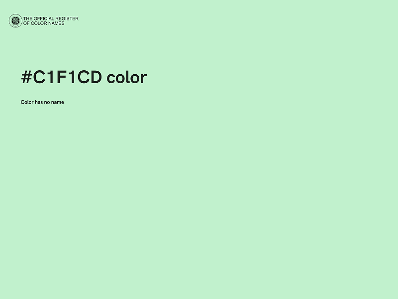 #C1F1CD color image