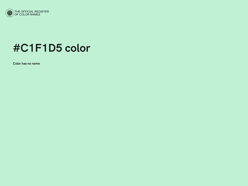 #C1F1D5 color image