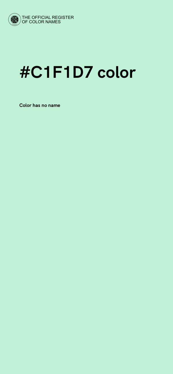 #C1F1D7 color image