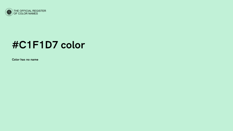 #C1F1D7 color image