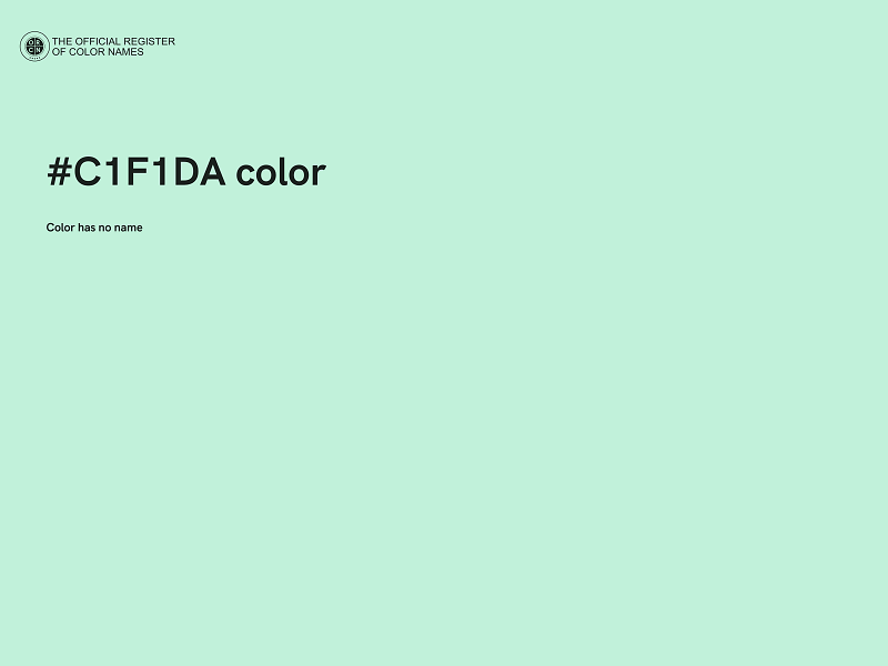 #C1F1DA color image