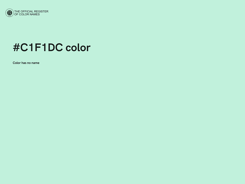 #C1F1DC color image