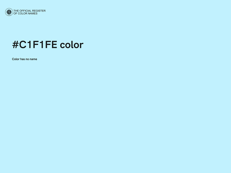 #C1F1FE color image