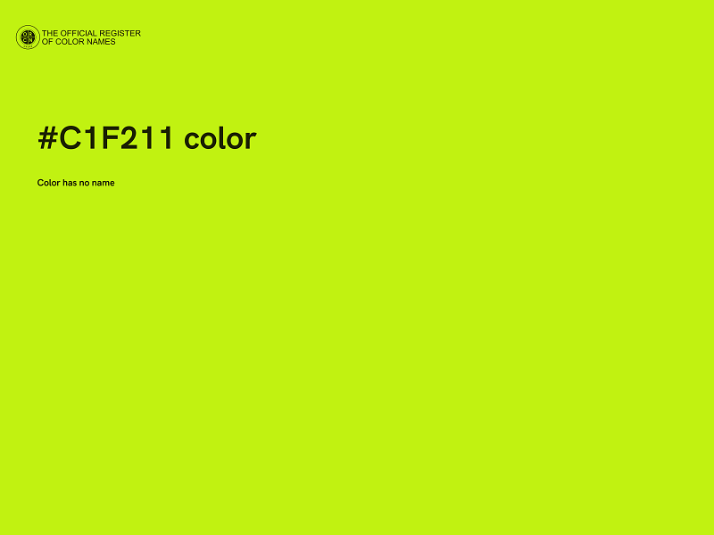 #C1F211 color image