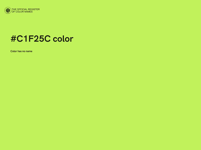 #C1F25C color image