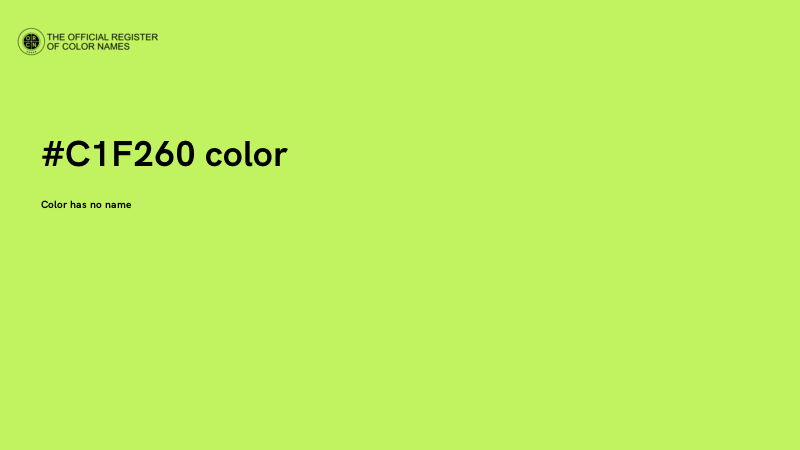 #C1F260 color image