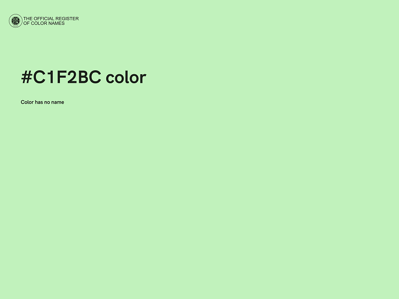 #C1F2BC color image