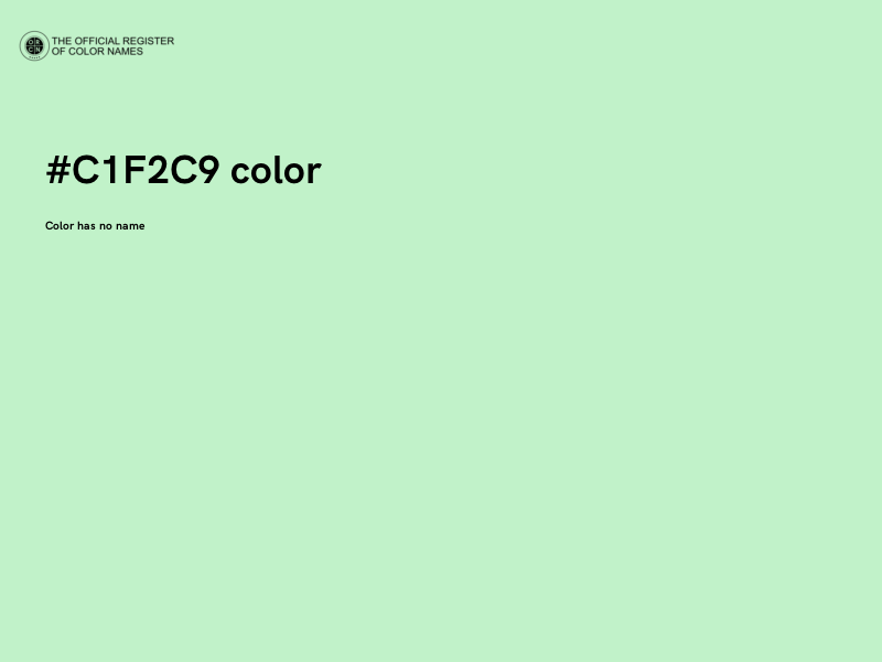 #C1F2C9 color image
