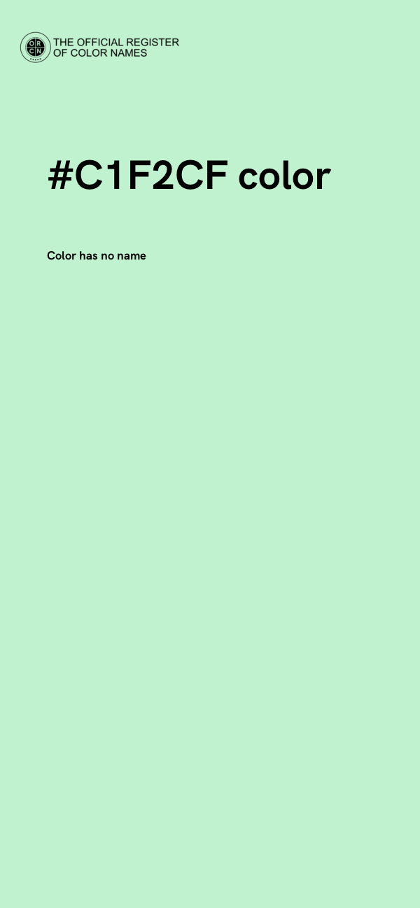 #C1F2CF color image