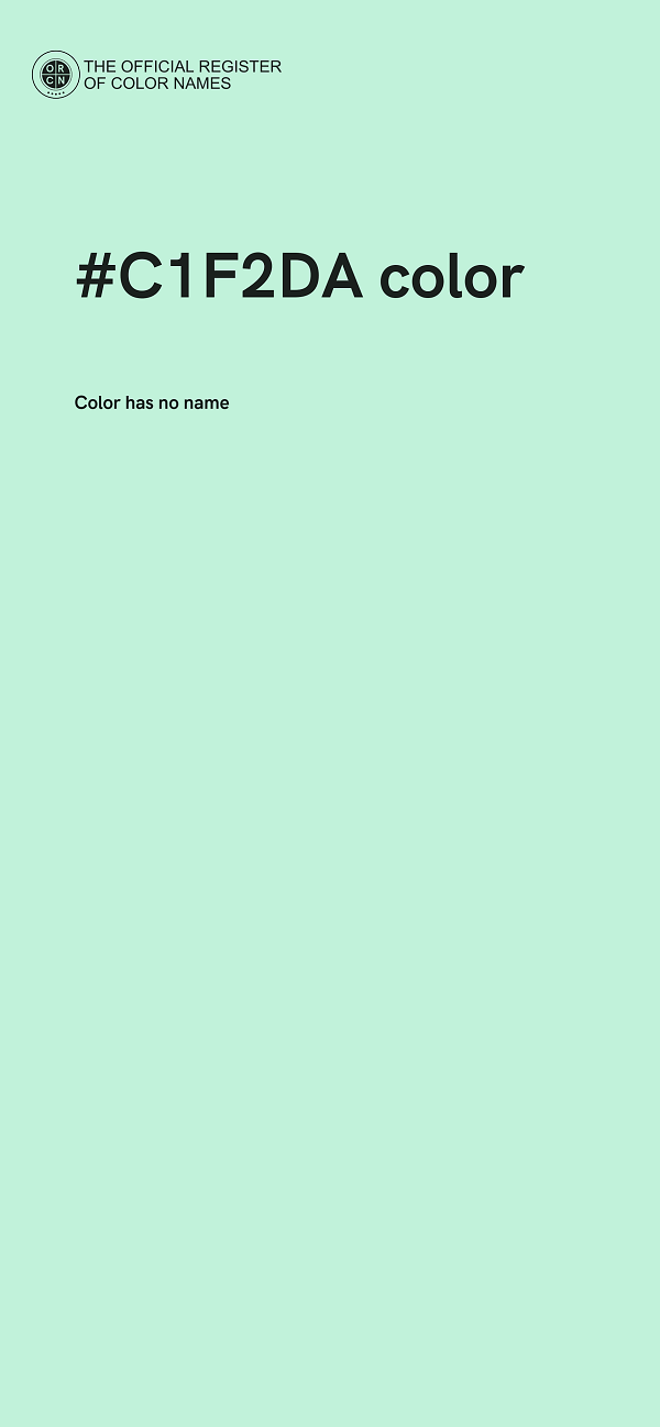#C1F2DA color image