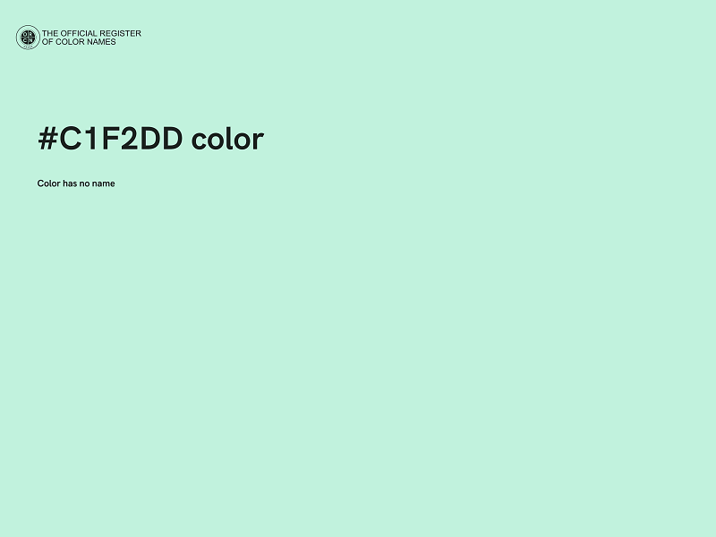 #C1F2DD color image