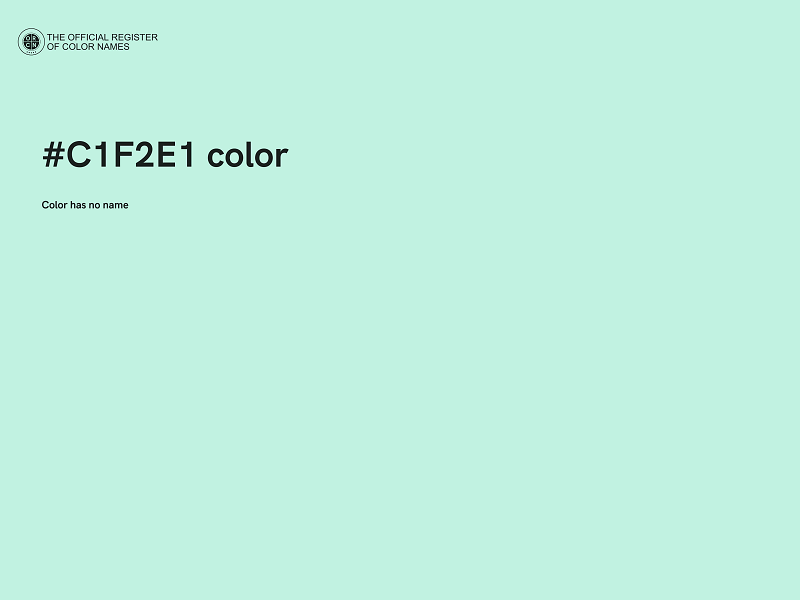 #C1F2E1 color image