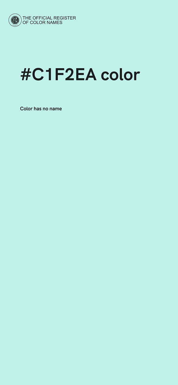 #C1F2EA color image