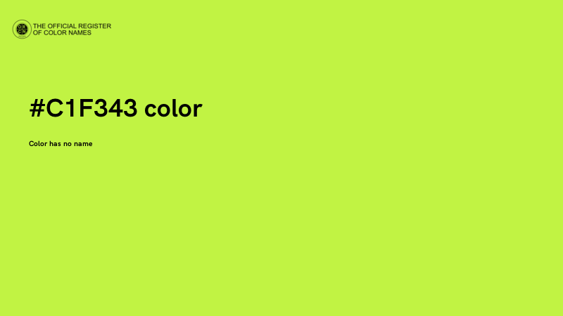 #C1F343 color image