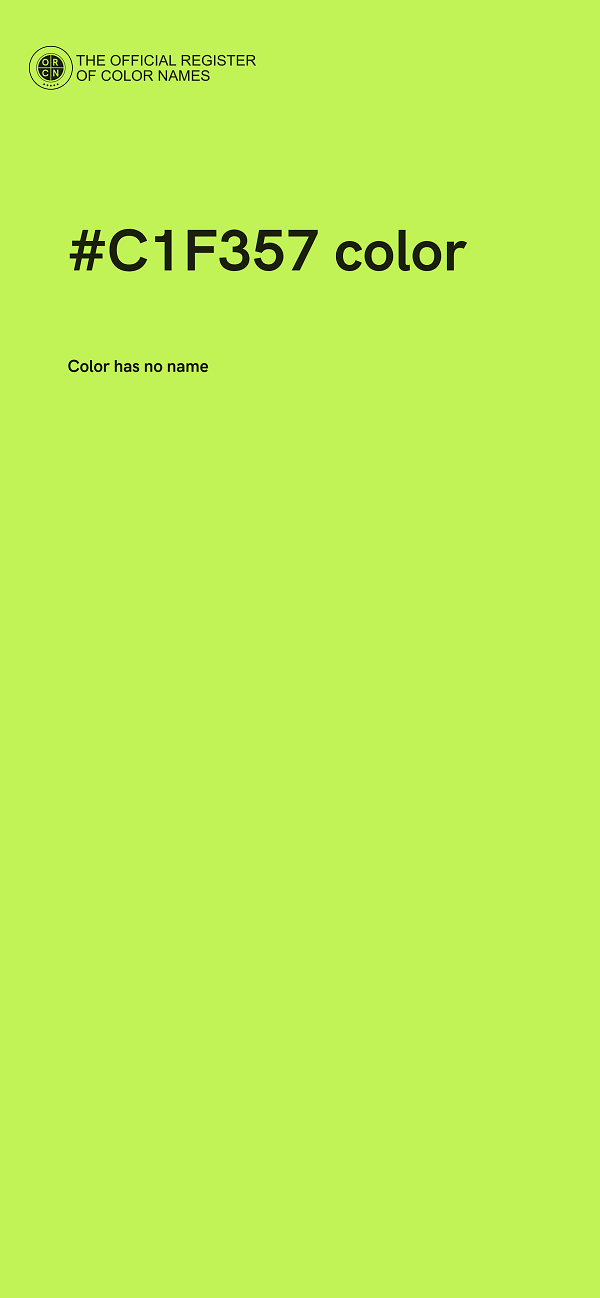 #C1F357 color image