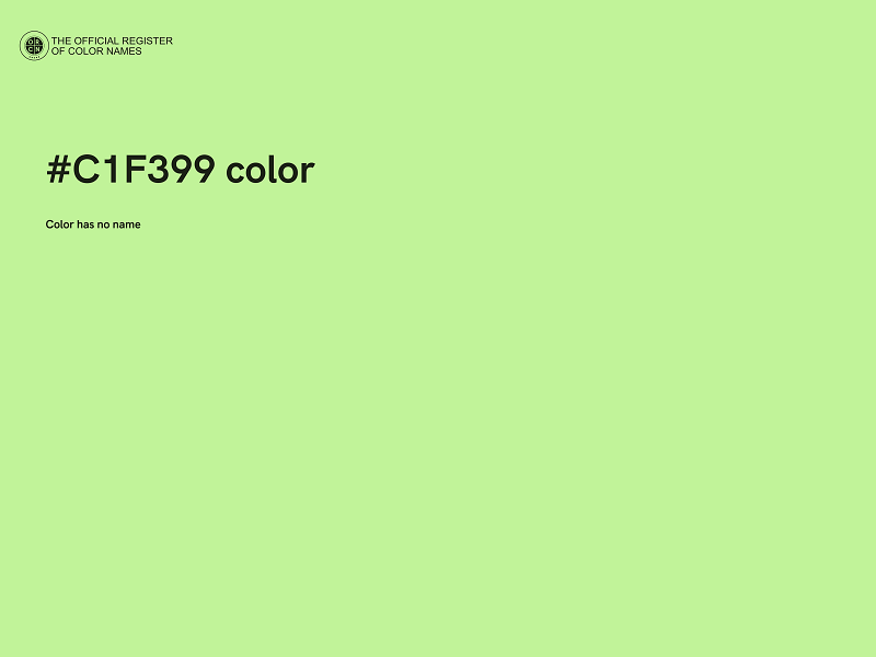 #C1F399 color image