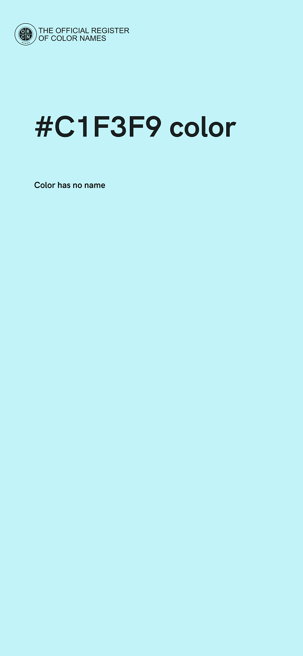 #C1F3F9 color image