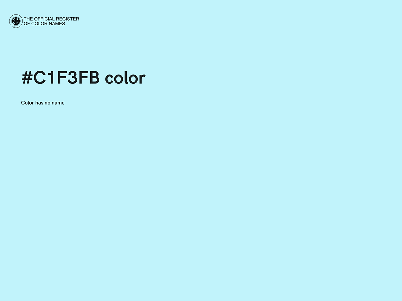 #C1F3FB color image