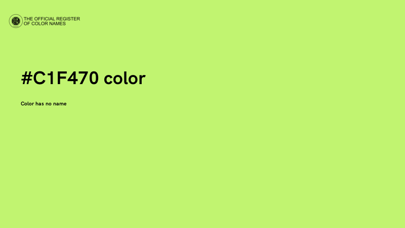 #C1F470 color image