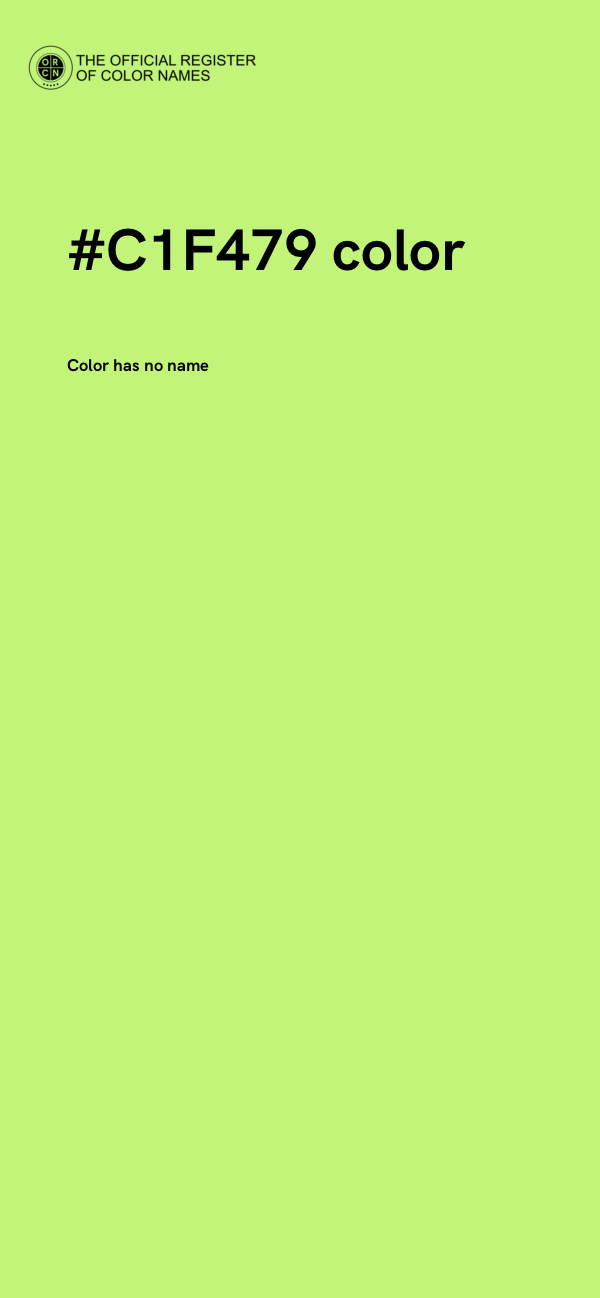 #C1F479 color image