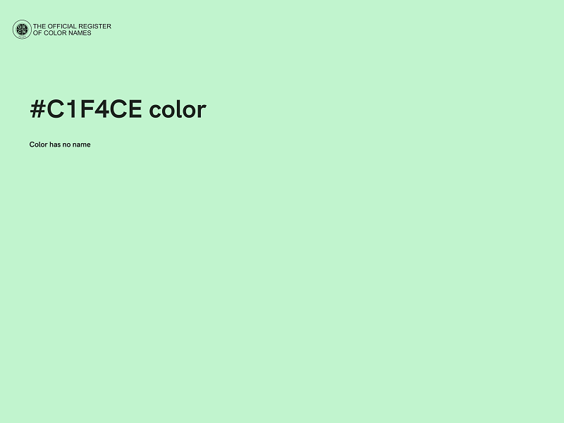 #C1F4CE color image