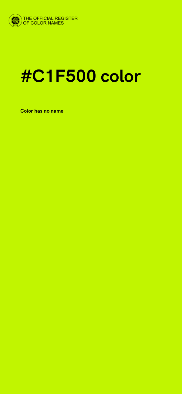 #C1F500 color image